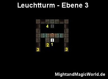 Map der 3. Ebene des Leuchtturms